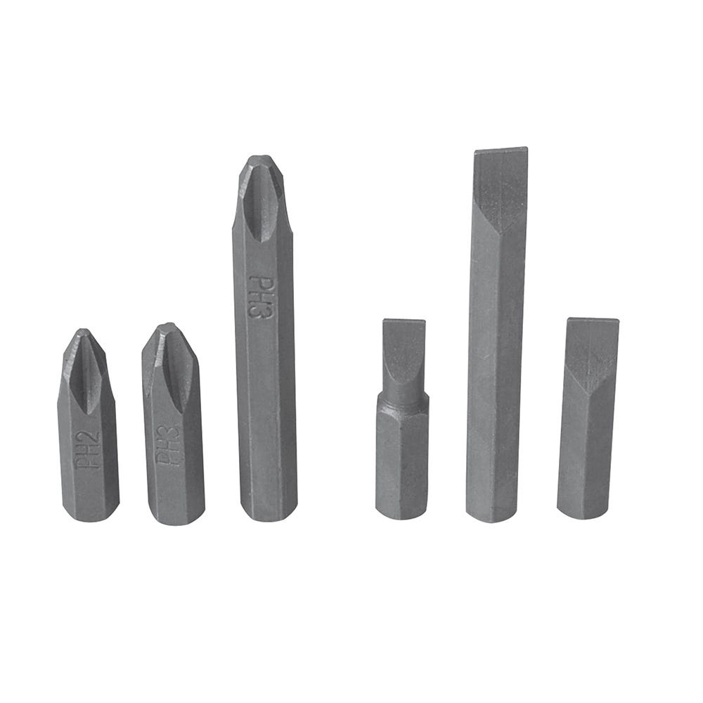 Juego de puntas de impacto combinadas intercambiables para destornillador D10,6 pz en cajP Surtek