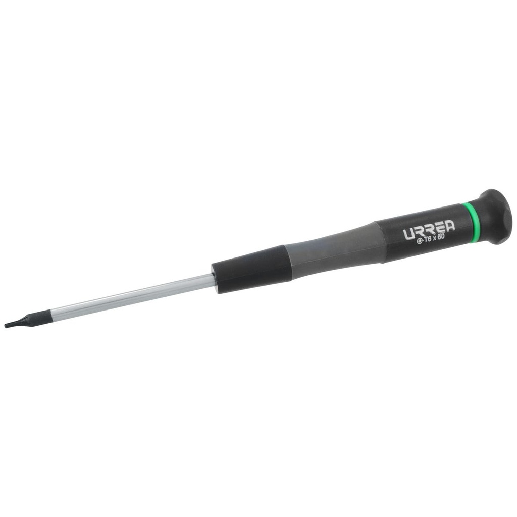 Destornillador de precisión ESD anti-estáticos, punta Torx  T6 x 2-3/8" Urrea