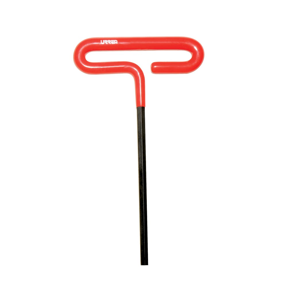 Llave hexagonal corta tipo "T" mango de vinil, en pulgadas, 5/16" Urrea