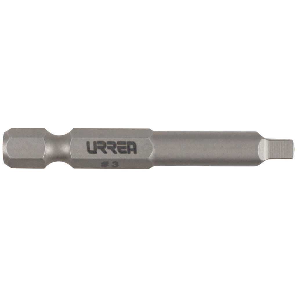 Punta cuadrada de poder hexágono de 1/4", #3 x 1-15/16" Urrea