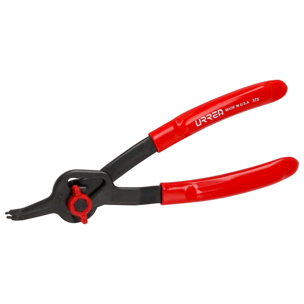 Pinza para anillos de retención convertibles con mariposa .070 ángulo de 45° Urrea