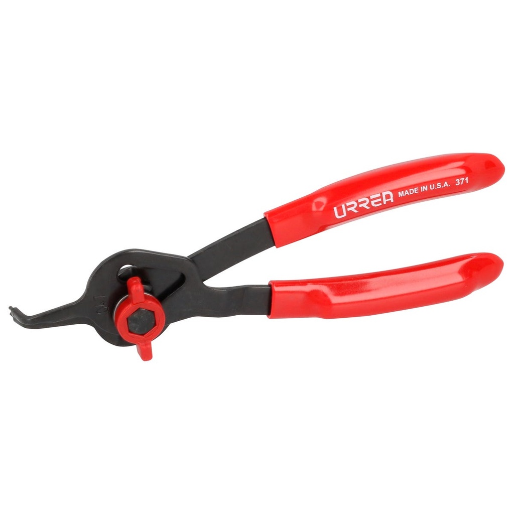 Pinza para anillos de retención convertibles con mariposa .038 ángulo de 90° Urrea