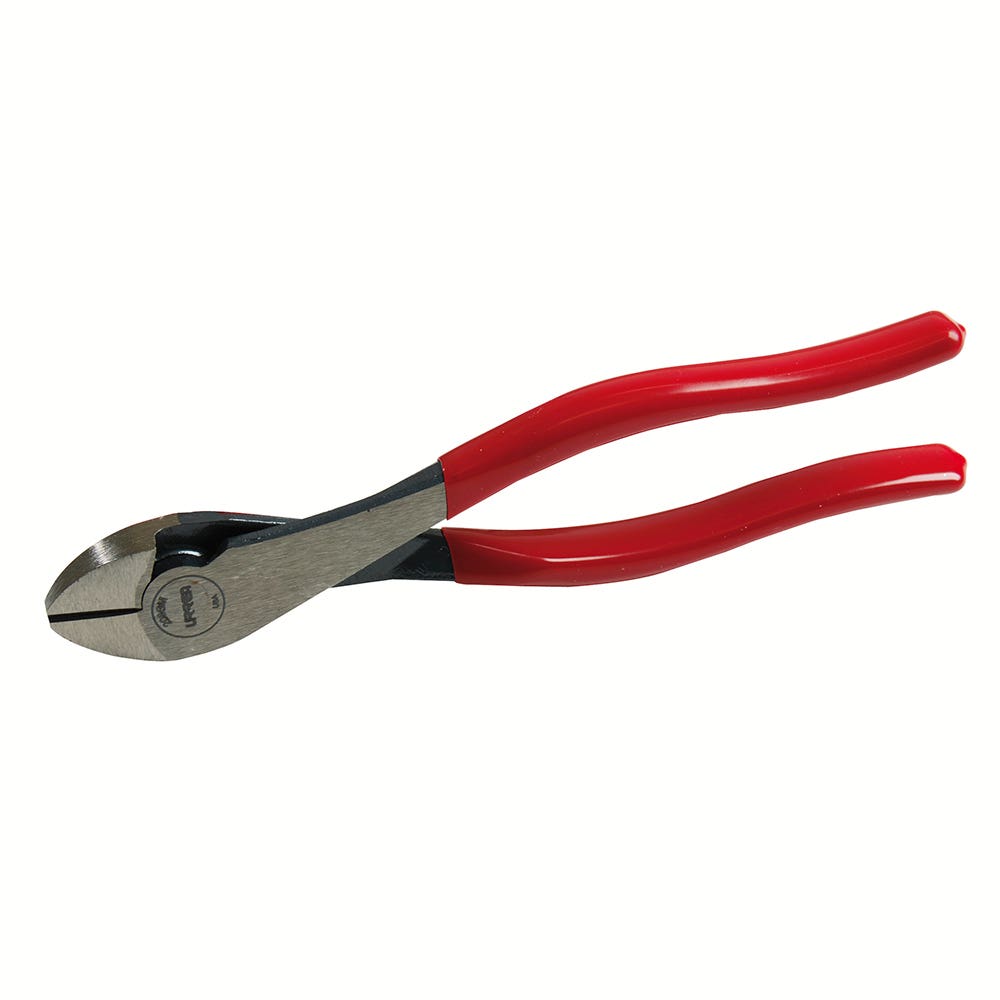 Pinza para electricista con mango rubber grip corte lateral de 8" Urrea