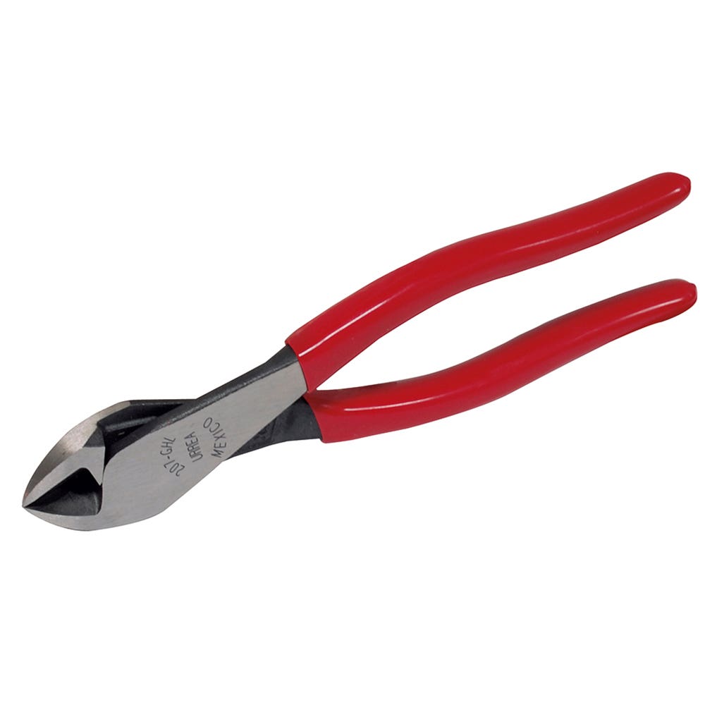 Pinza para electricista con mango rubber grip alta palanca punta angular de 7-15/16" Urrea
