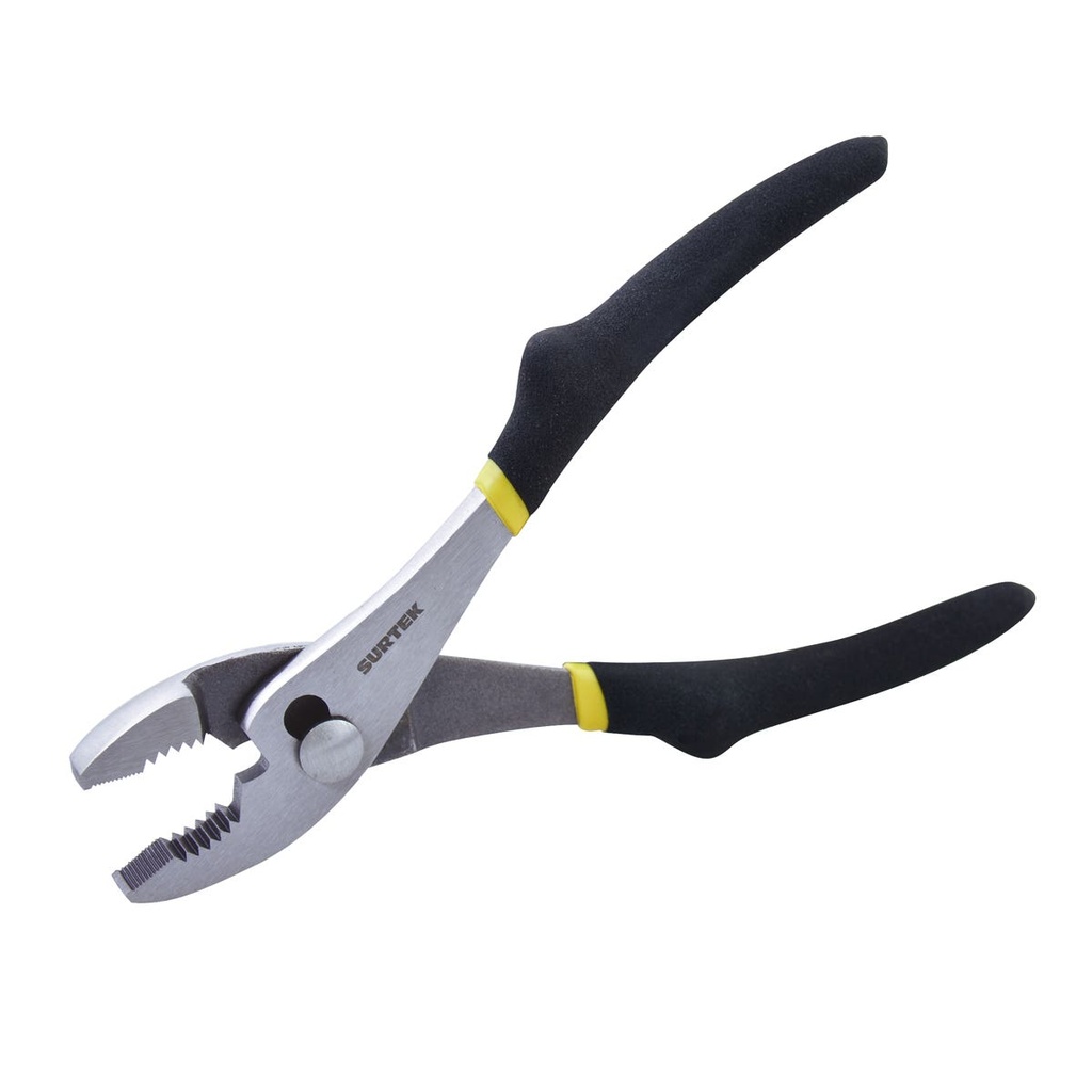 Pinza para mecánico con mango de vinil y botón de ajuste de 8" Surtek