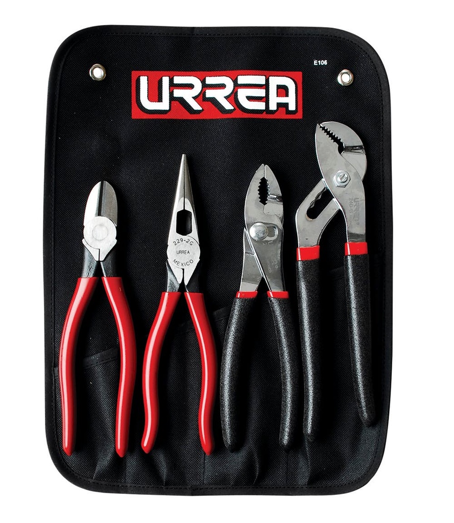 Juego combinado de pinzas, 4 piezas Urrea