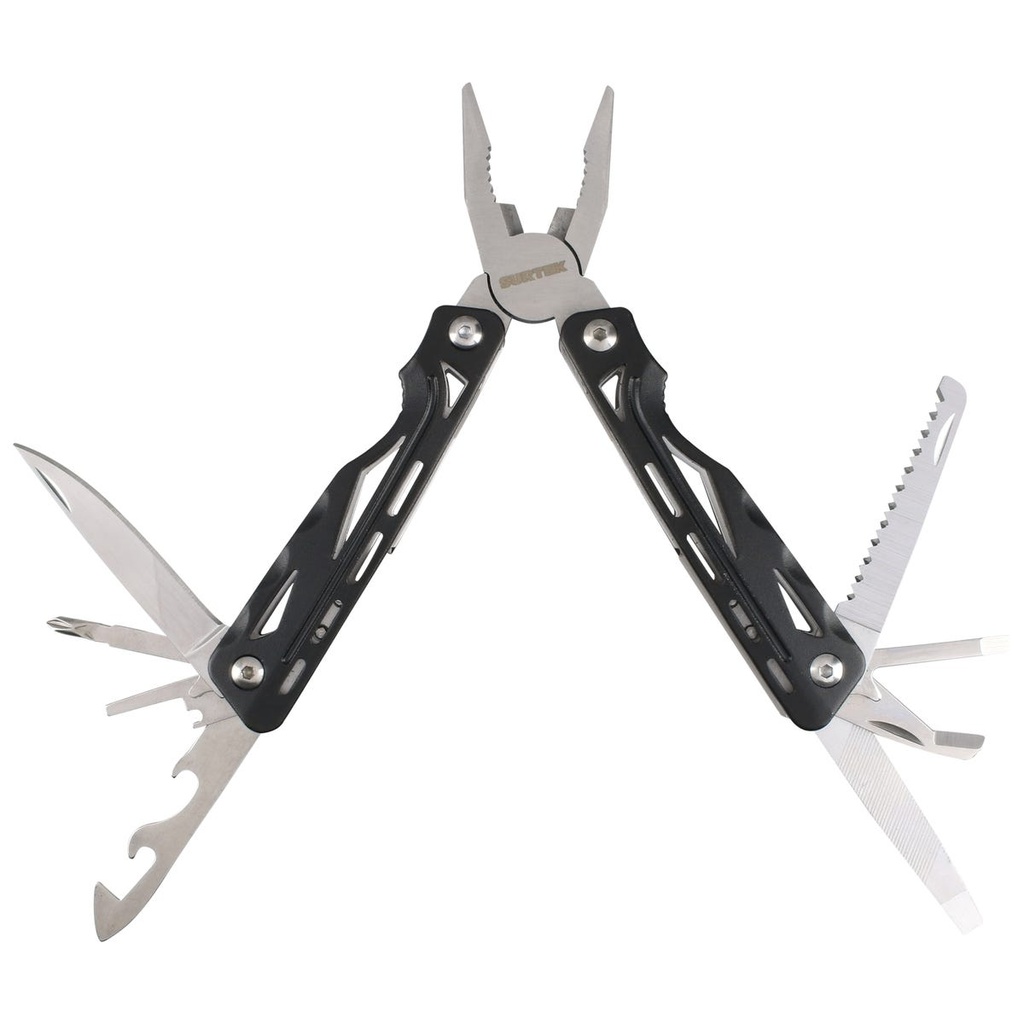 Pinza multiherramienta con mango de aluminio y plástico 13 en 1 Surtek
