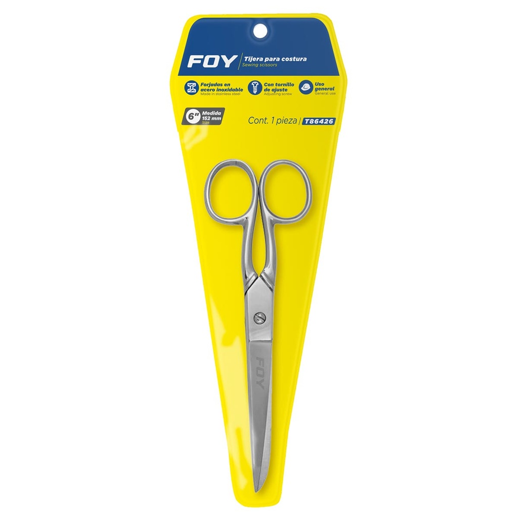 Tijeras para costura 6" Foy