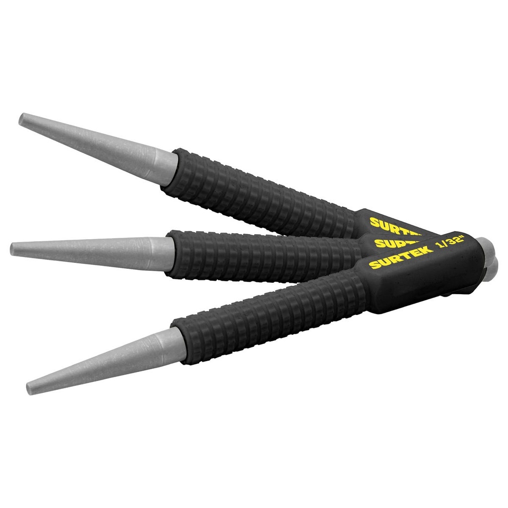 Juego de embutidores de acero con mango antiderrapante, 3 piezas Surtek