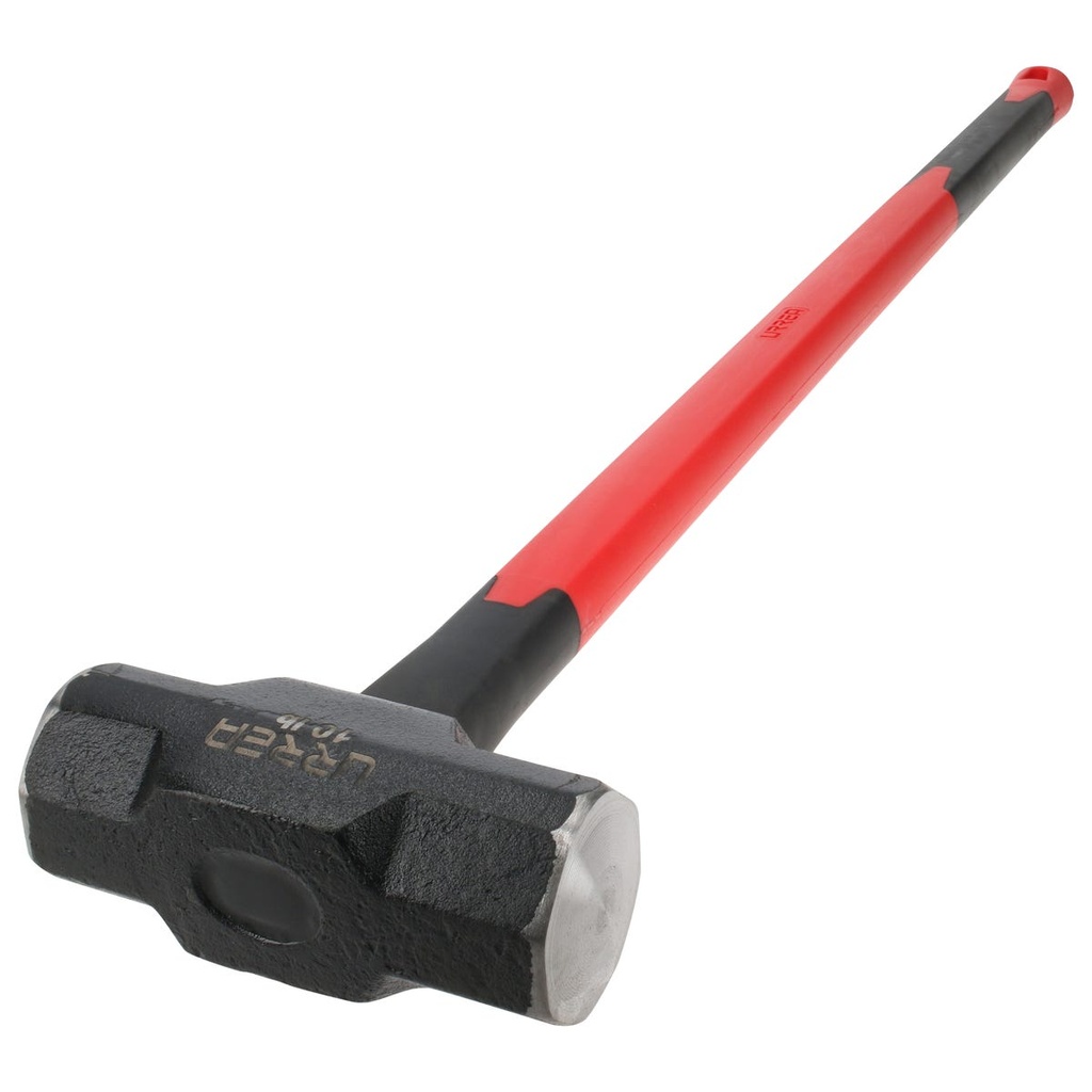 Marro octagonal cabeza maquinada con mango de fibra de vidrio 36", 10 lb Urrea