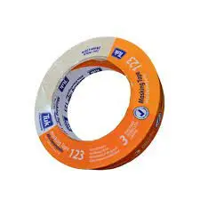 Cinta Masking Tape 1/4" X 50 Mt Uso Automotriz Alto Desempeño 123 Tuk