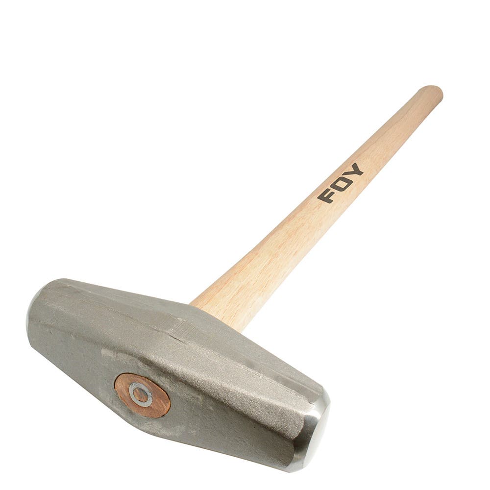 Marro tipo barril con mango largo de madera 36", 12 lb Foy