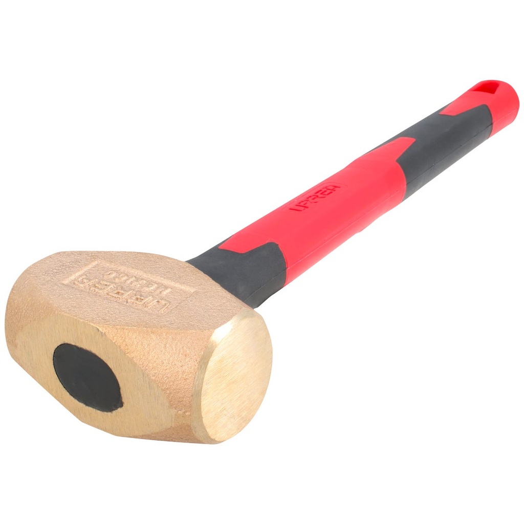 Marro de bronce con mango de fibra de vidrio 15", 3.1 lb Urrea