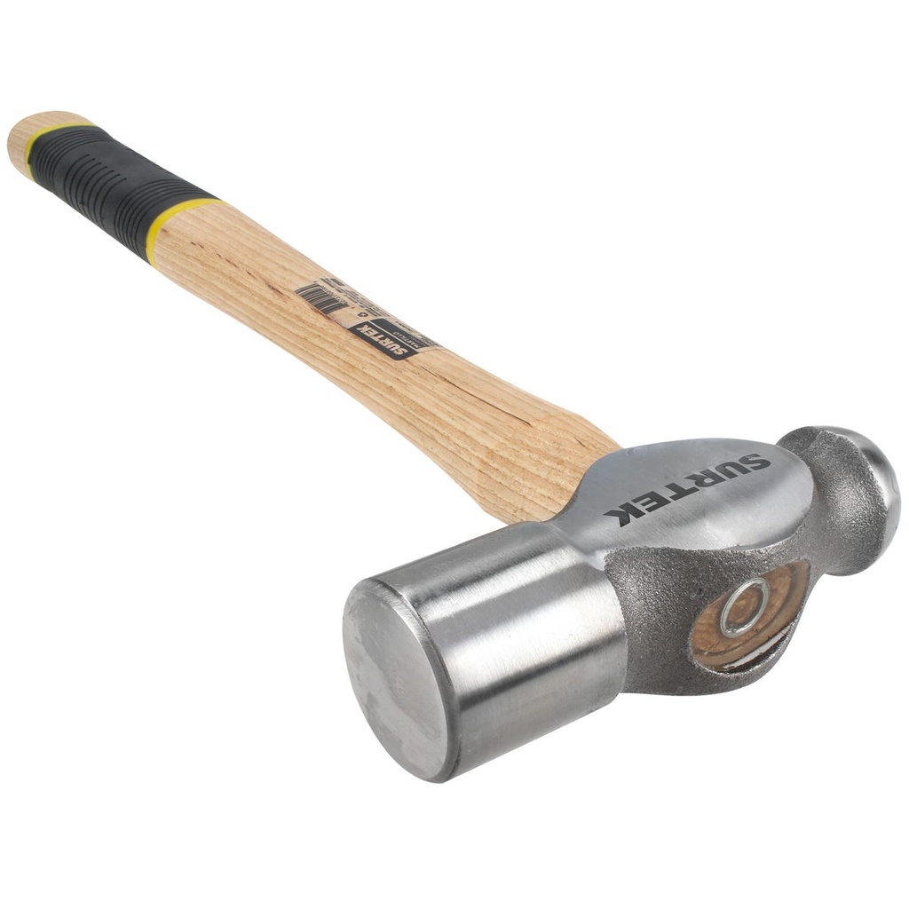 Martillo de bola pulido con mango de madera con grip de 15-3/4", 40 oz Surtek
