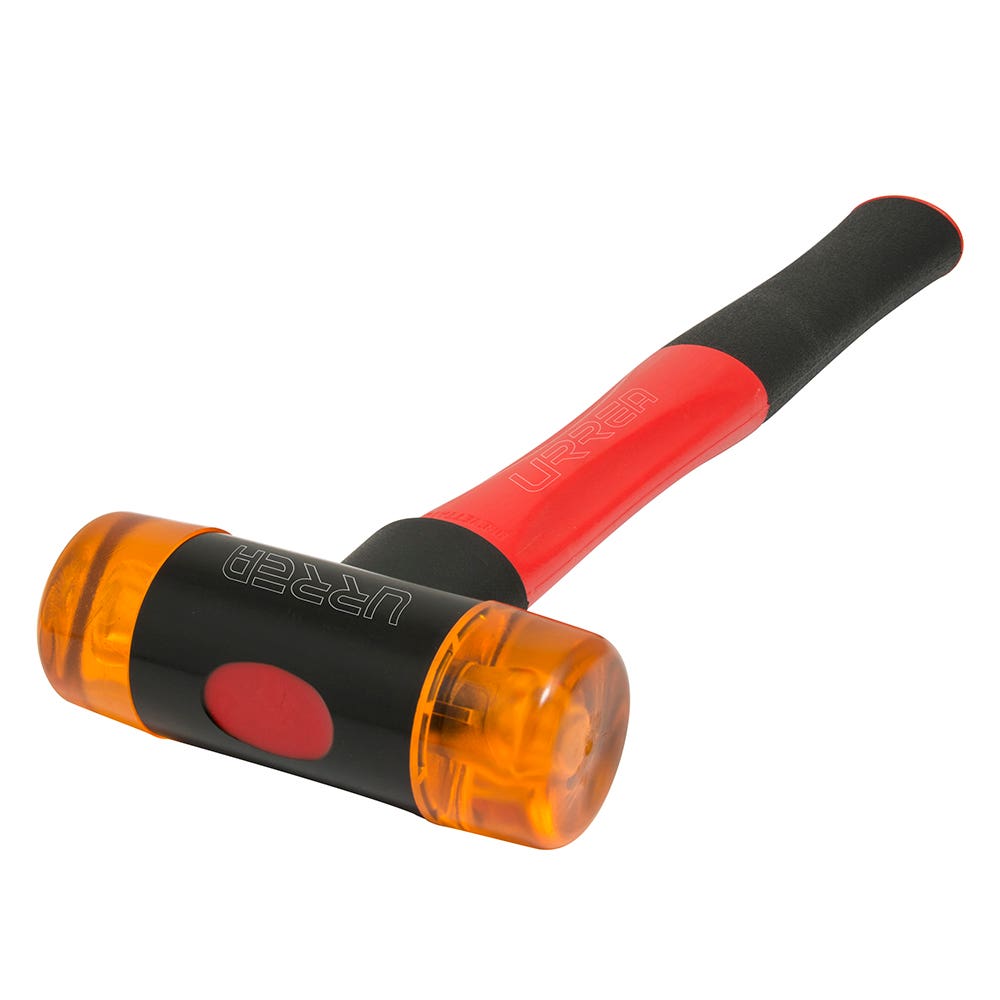 Martillo con tapas plásticas intercambiables con mango anti-vibración de 4-19/64", 13 oz Urrea
