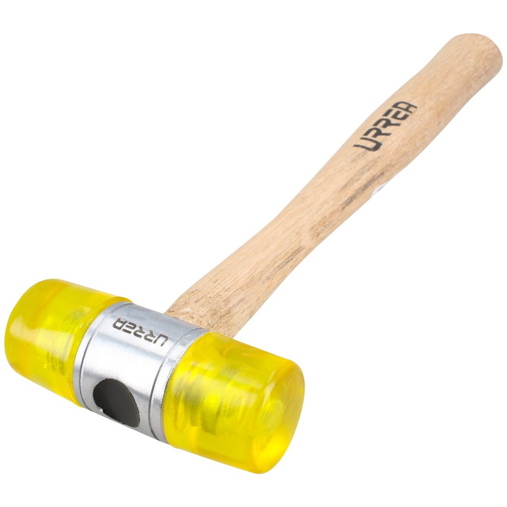 Martillo con tapas plásticas con mango de madera de 11-1/2", 13 oz Urrea