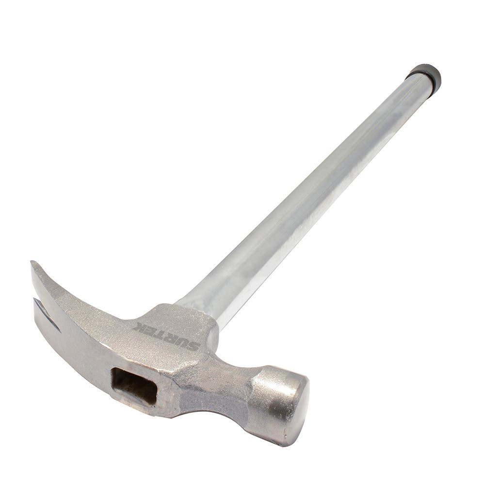 Martillo de uña recta con mango largo tubular 20", 20 oz Surtek