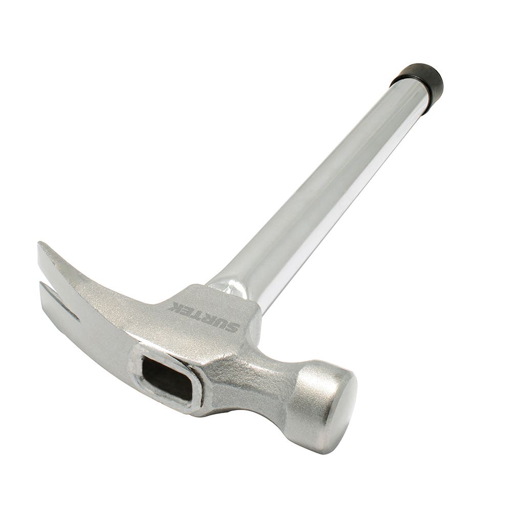 Martillo de uña recta con mango tubular 13", 16 oz Surtek