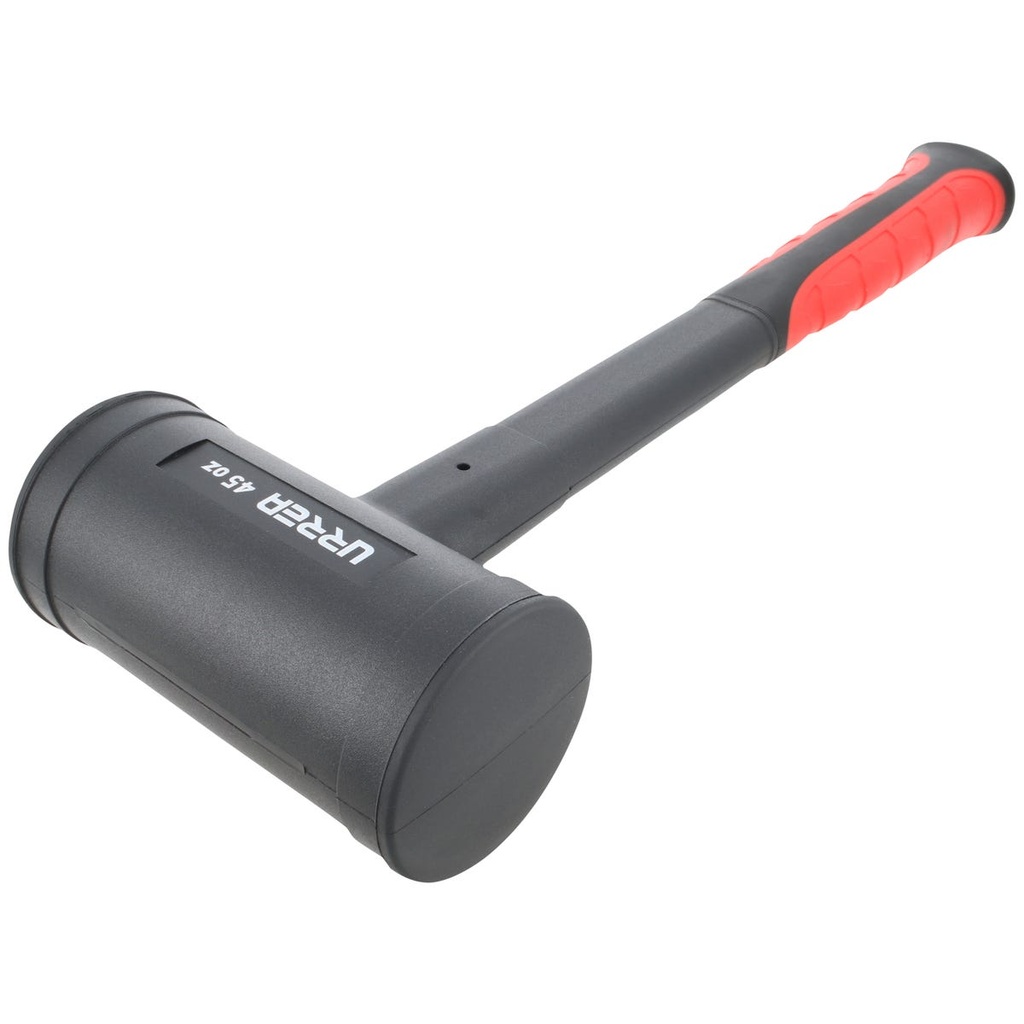 Mazo de golpe seco tapas fijas con mango Rubber grip 11-31/32", 45 oz Urrea