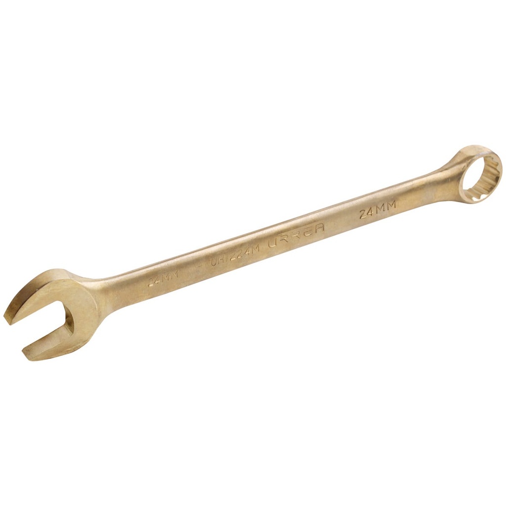 Llave combinada de bronce-aluminio antichispa métrica, 12 puntas, 24 mm Urrea