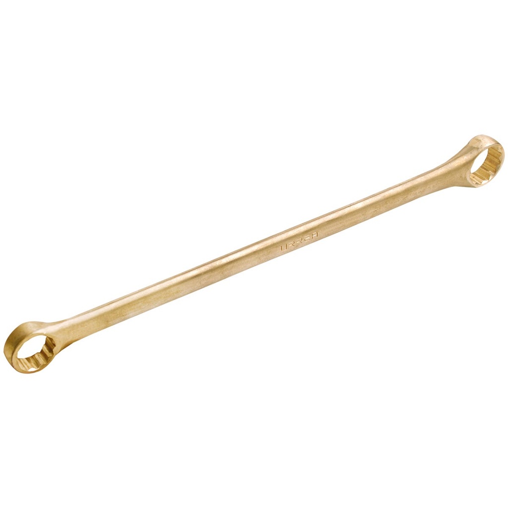 Llave de estrías de bronce-aluminio antichispa de 15° en pulgadas de 1-5/8" x 1-11/16" Urrea