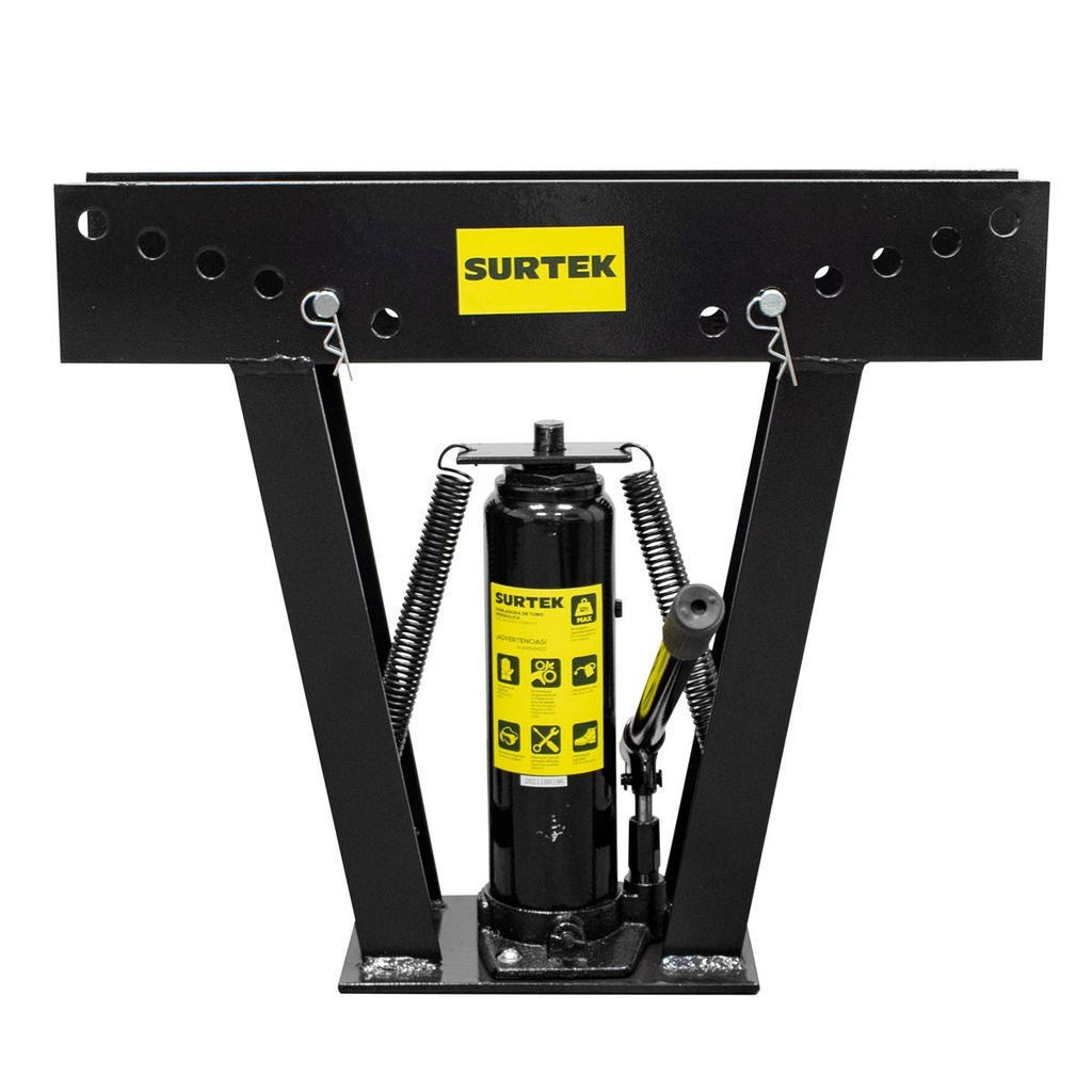 Dobladora hidráulica para tubo de 1/2" a 2", 12 ton Surtek