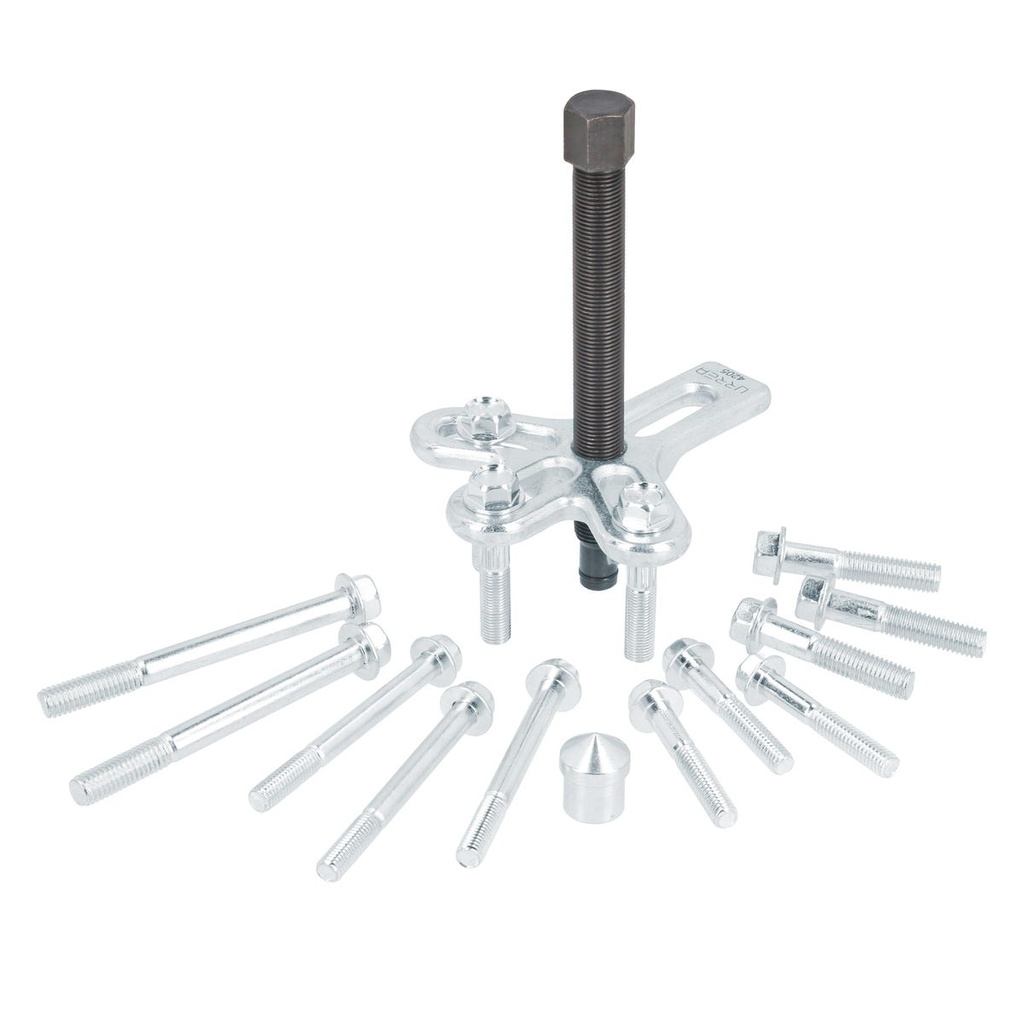 Juego de extractor automotriz de volante tipo "C", 17 piezas Urrea