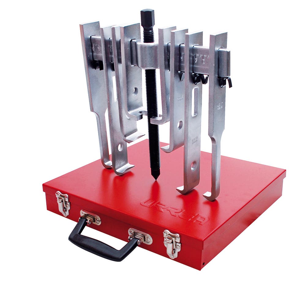 Extractor quijada recta tipo "A" 6 ton, 15 piezas en caja metálica Urrea