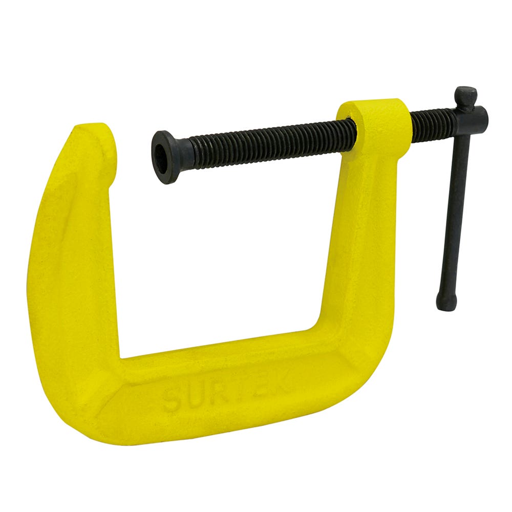 Prensa tipo "C" hierro nodular garganta profunda 2-1/2" Surtek