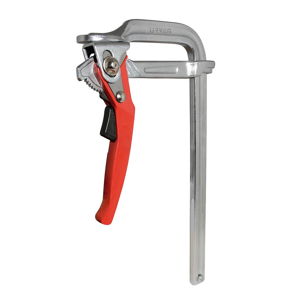 Prensa tipo "F" acero al carbón con sistema de matraca de 11-1/2" Urrea