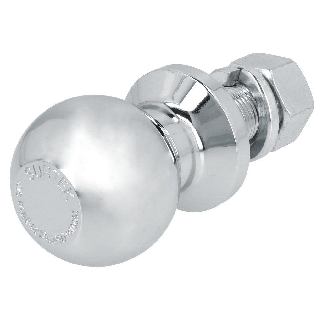 Bola de arrastre para remolque 2" x 2.5cm Surtek