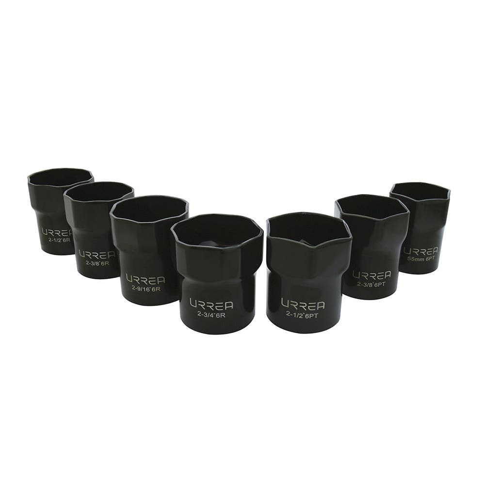 Juego de dados para centros de maza, 7 piezas Urrea