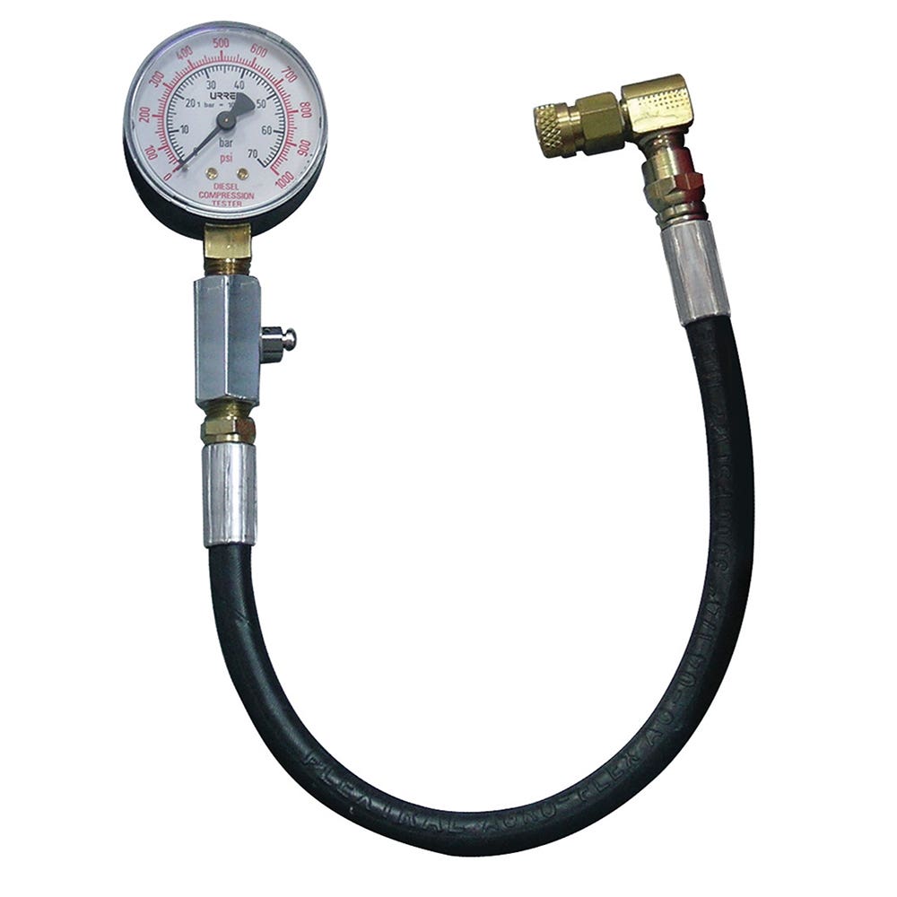 Verificador de compresión a Diésel 0-1000 PSI Urrea