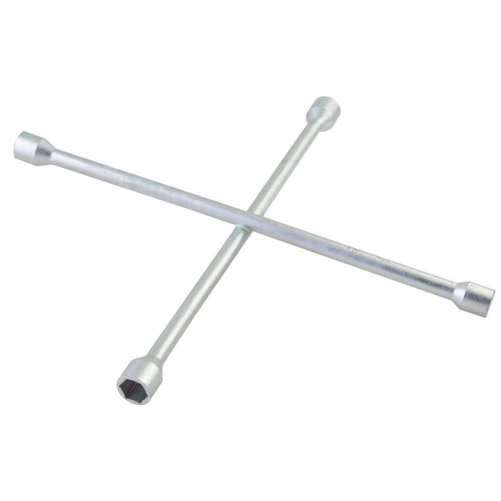 Llave de cruz cromada 20" Foy