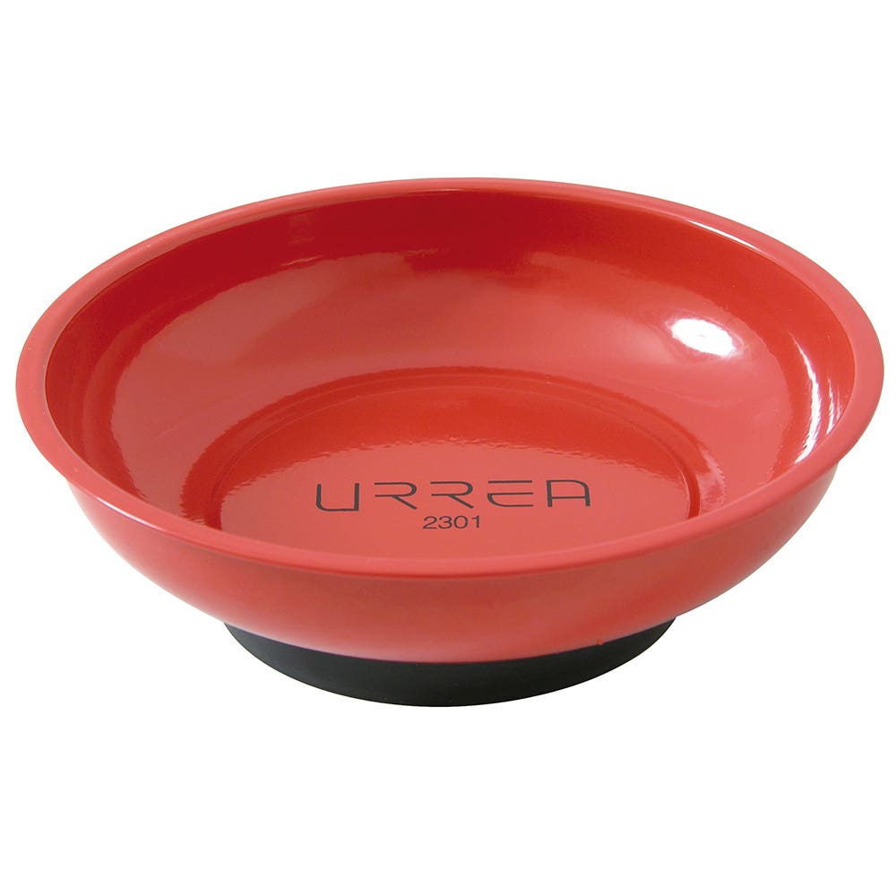 Charola magnética con cubierta de pintura electrostática, redonda 15 cm Urrea