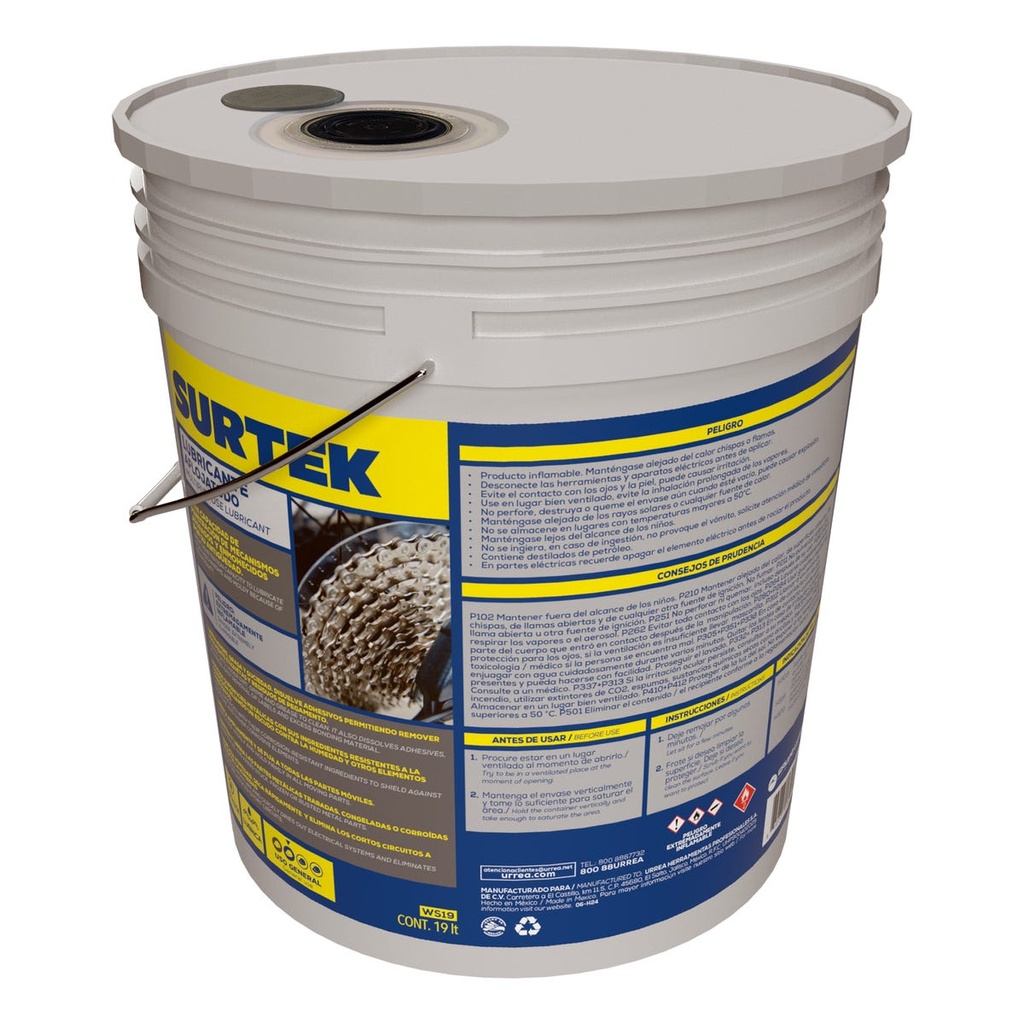 Aceite aflojatodo 19 lt Surtek