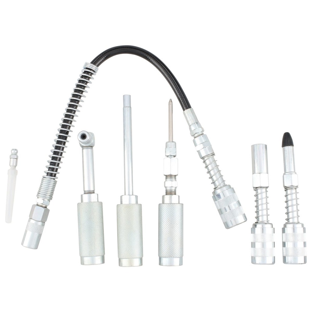 Juego de accesorios para inyector de grasa, 7 piezas Urrea