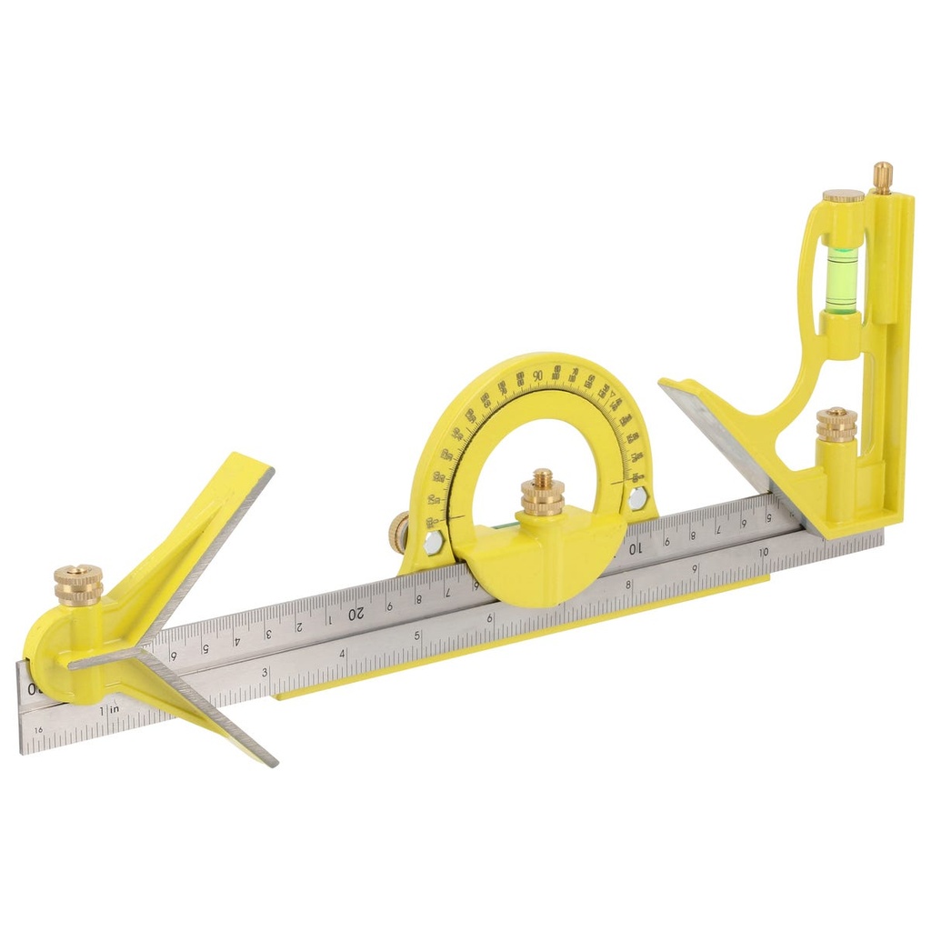 Escuadra de combinaciones con cabezas maquinadas 12" Surtek