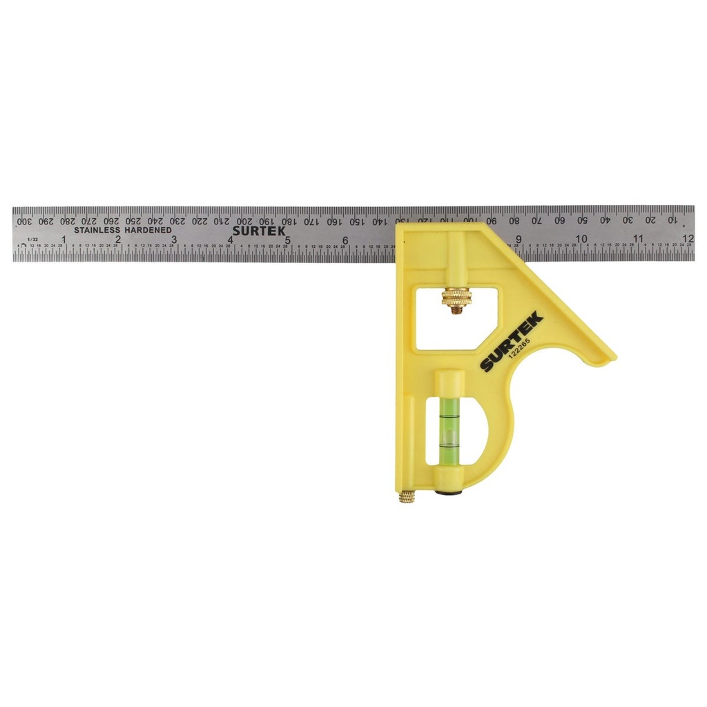 Escuadra de combinación con cabeza zamac 12" Surtek