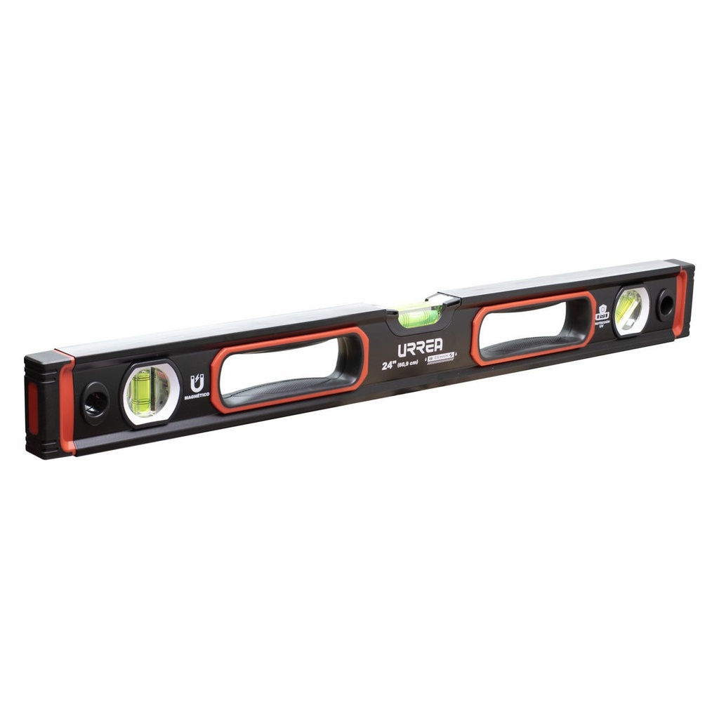 Nivel anti-impacto magnético de aluminio 24" Urrea