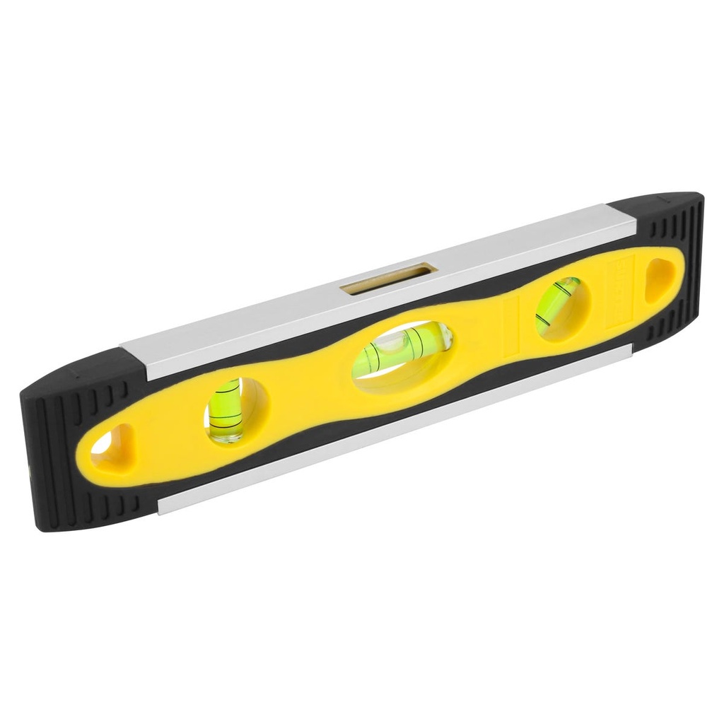 Nivel torpedo magnético caja de aluminio 9" Surtek