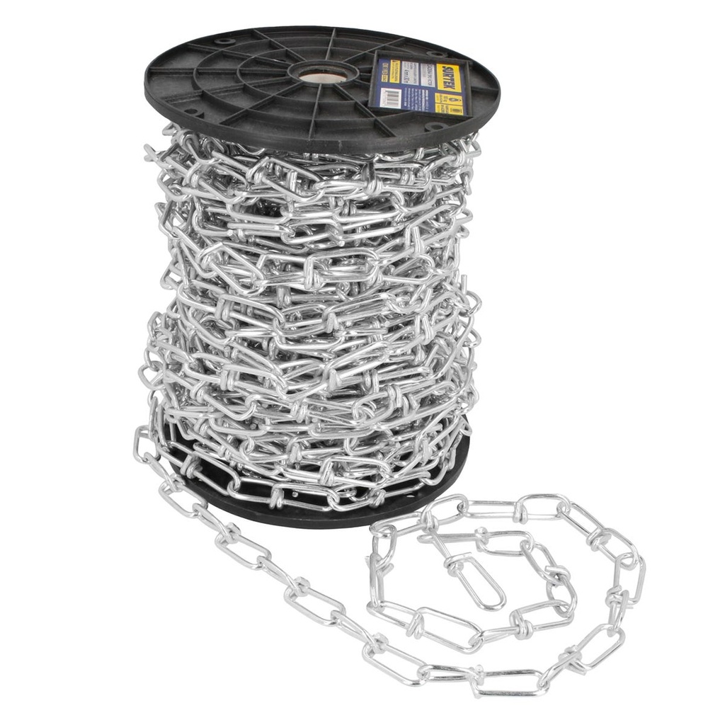 Cadena de acero al carbón tipo Víctor 1/8" Surtek