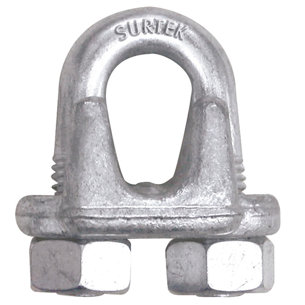 Perro de acero forjado para cable de acero 3/8" Surtek