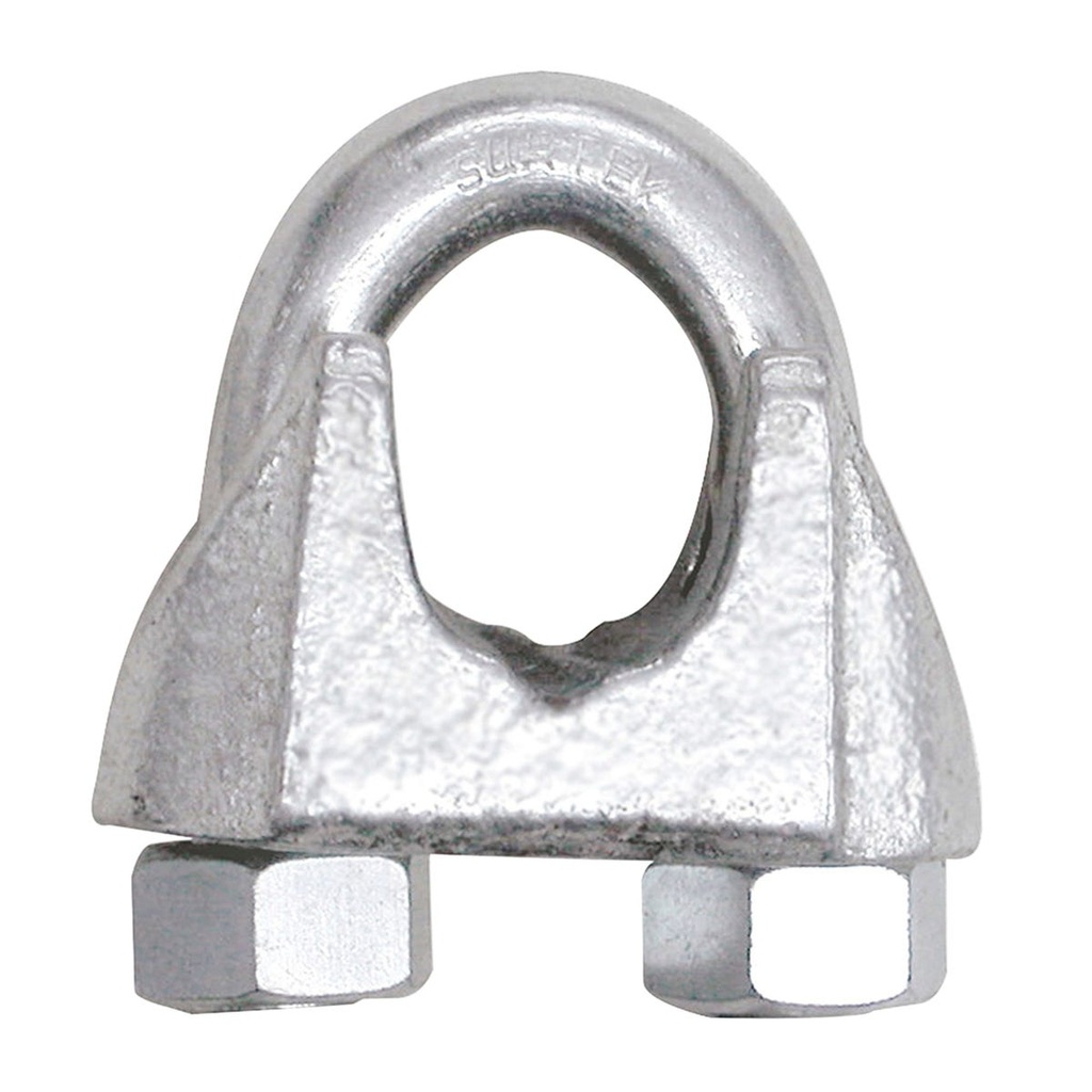 Perro de hierro maleable para cable de acero 5/16" Surtek