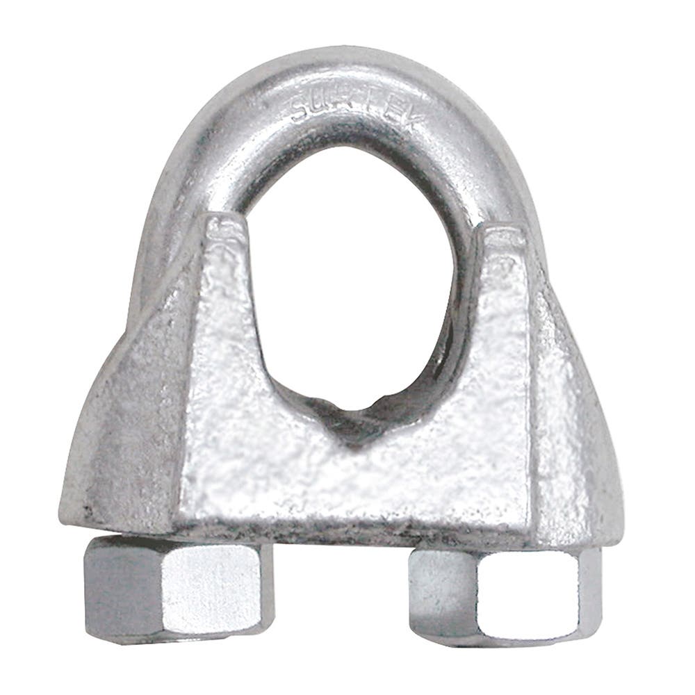 Perro de hierro maleable para cable de acero 1/2" Surtek
