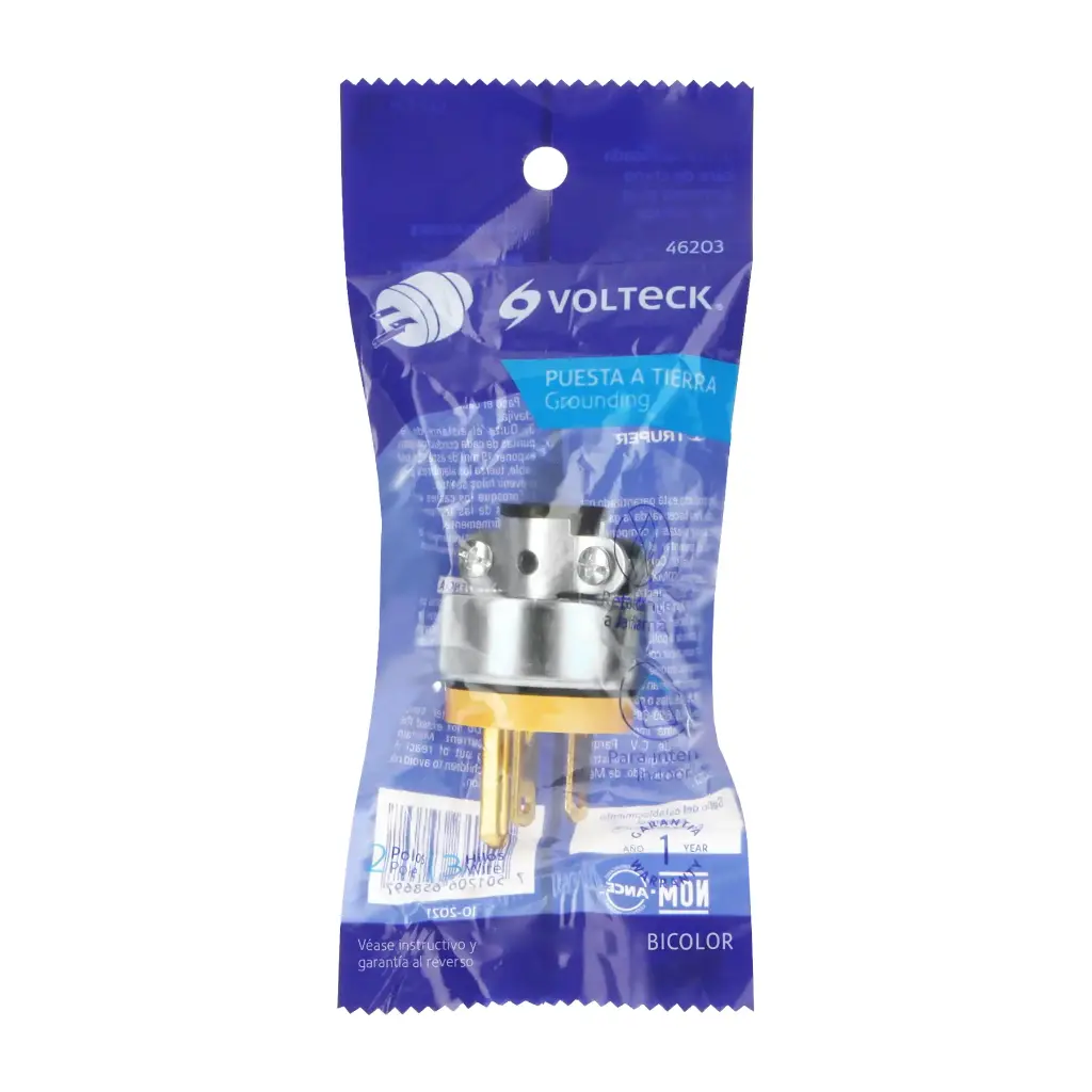 [46203] Clavija industrial blindada aterrizada cara de chino