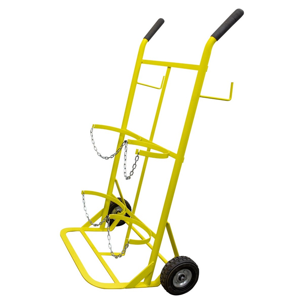 Diablo para cilindros o tanques llanta sólida 7", capacidad 2 cilindros Surtek