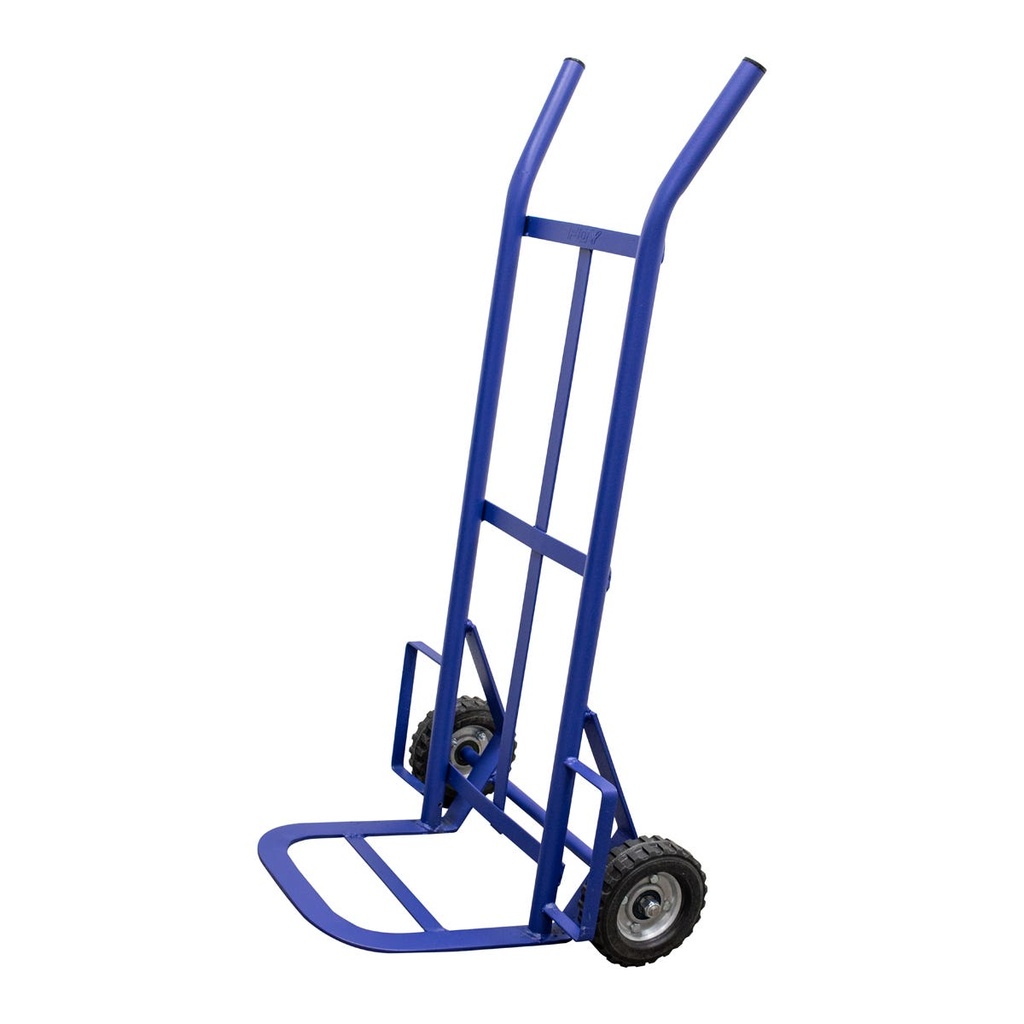 Diablo bodeguero con llanta sólida 6" color azul , capacidad 100 kg Foy