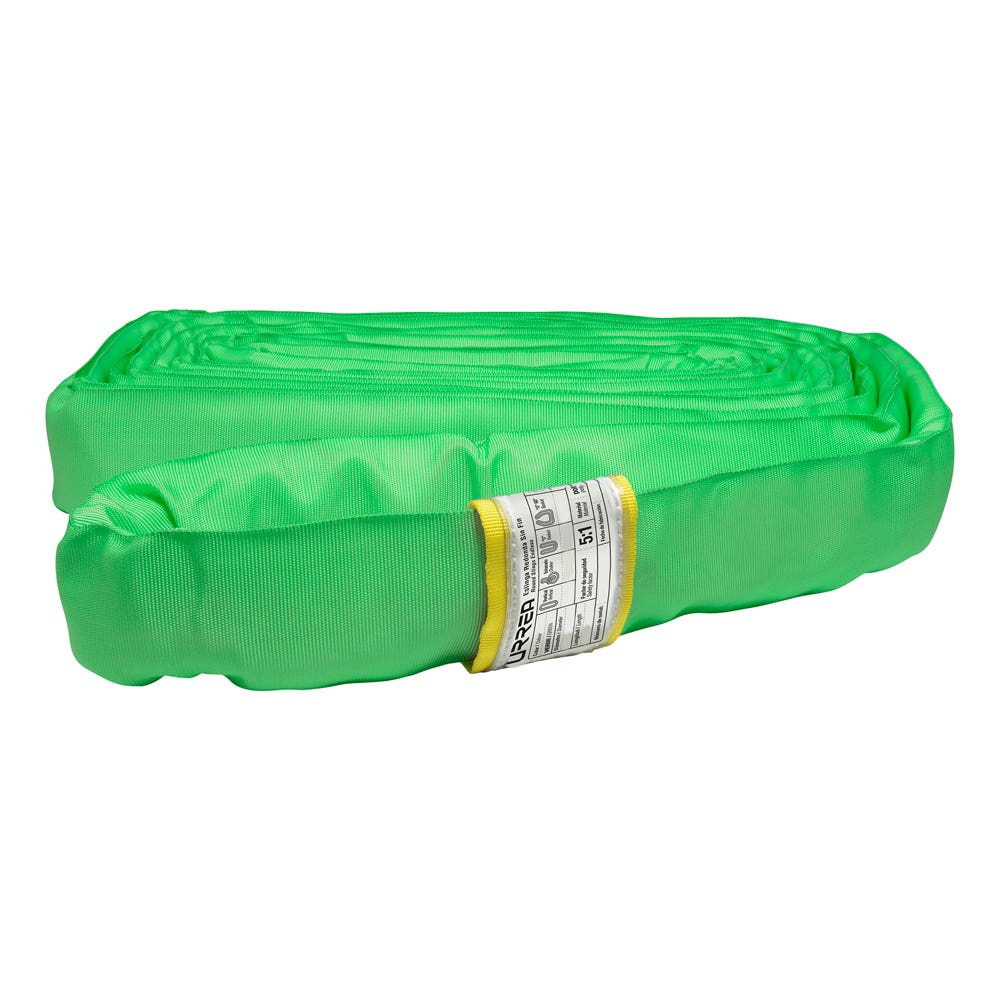 Eslinga de poliéster redonda sin fin verde 2 m, 2 ton Urrea
