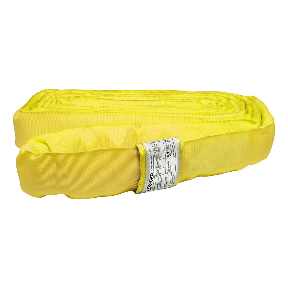 Eslinga de poliéster redonda sin fin amarilla 3 m, 3 ton Urrea